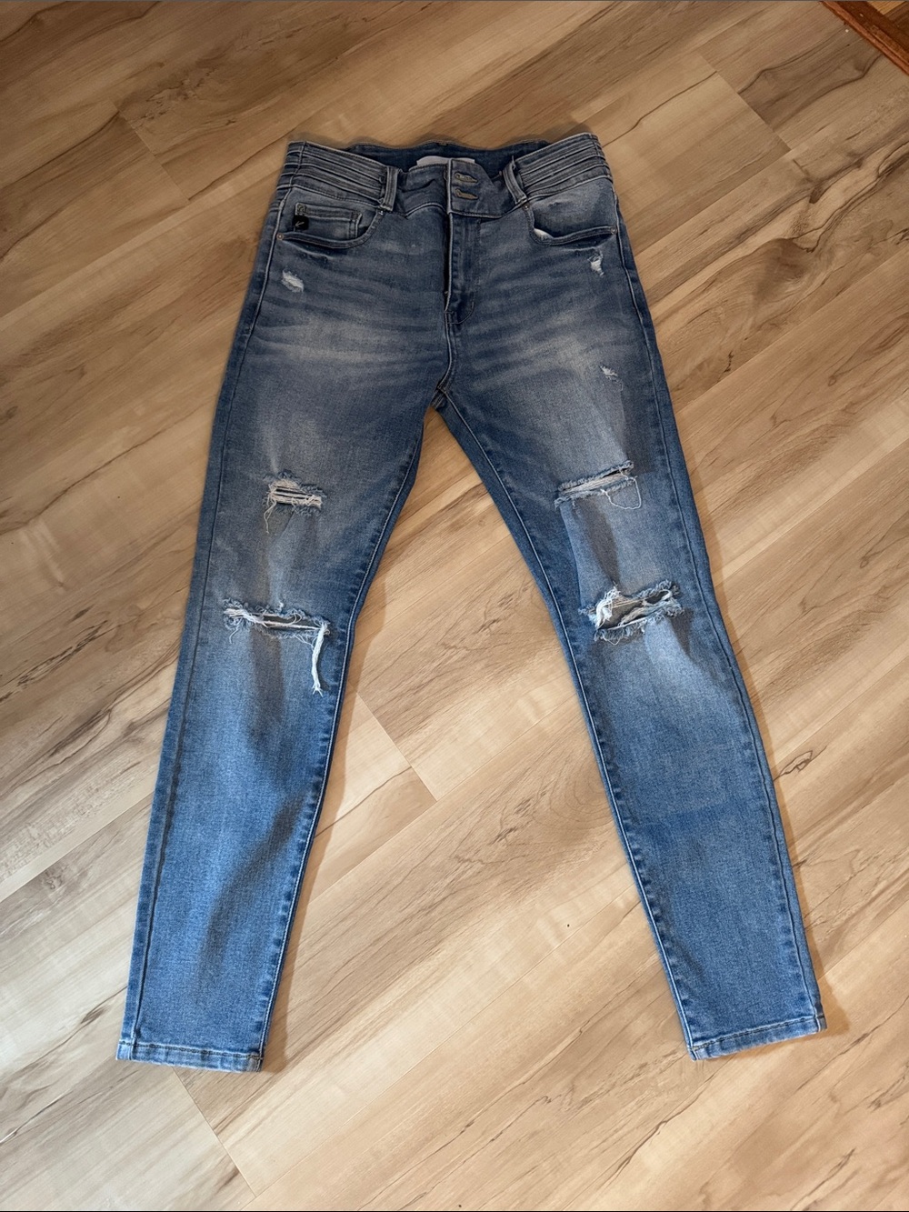 KanCan Light Blue High-Rise Skinny Jeans